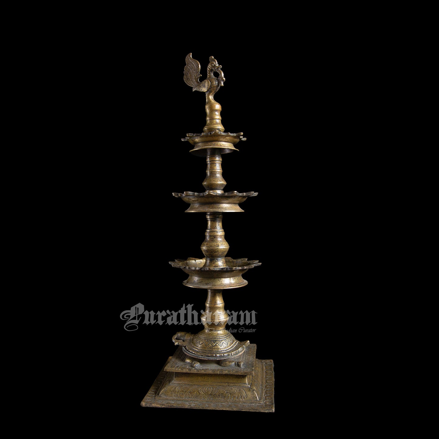 Annapakshi Kuthuvilakku - Brass ( Oil Lamp)