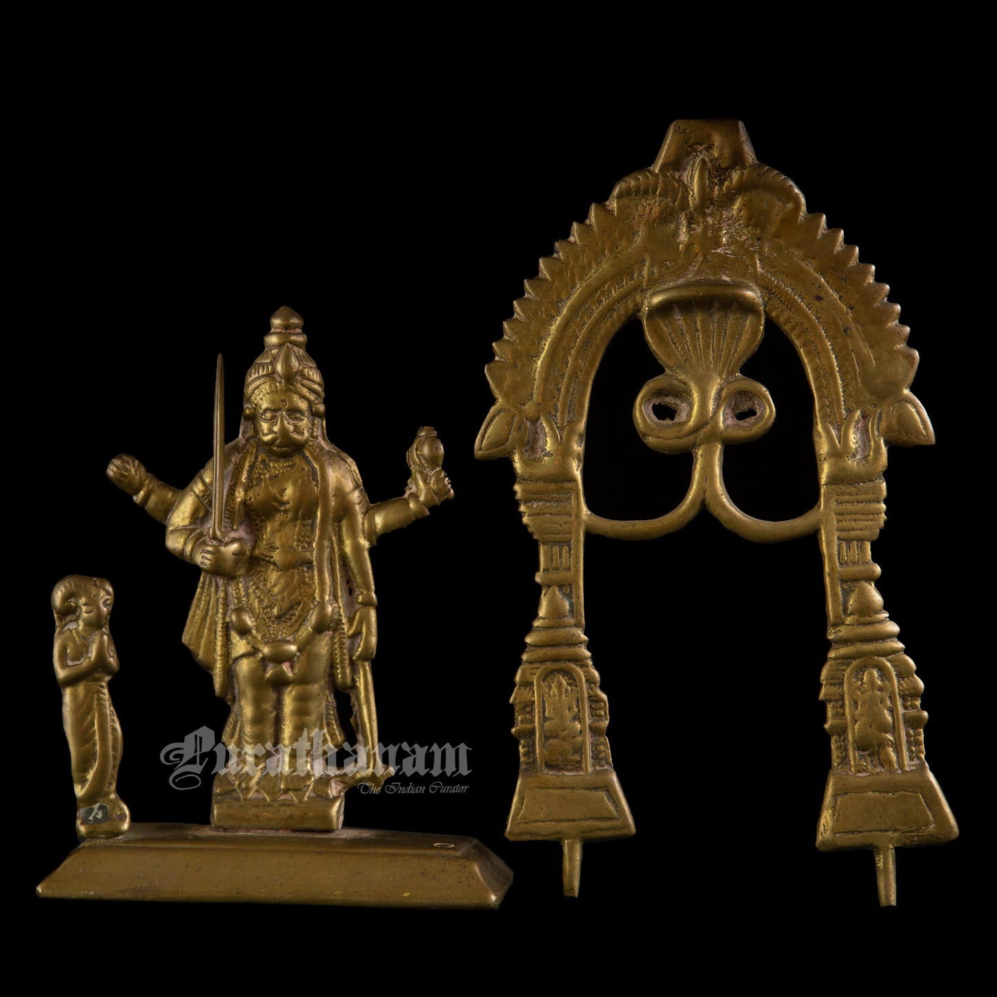 Veerabhadra Figurine   - Brass