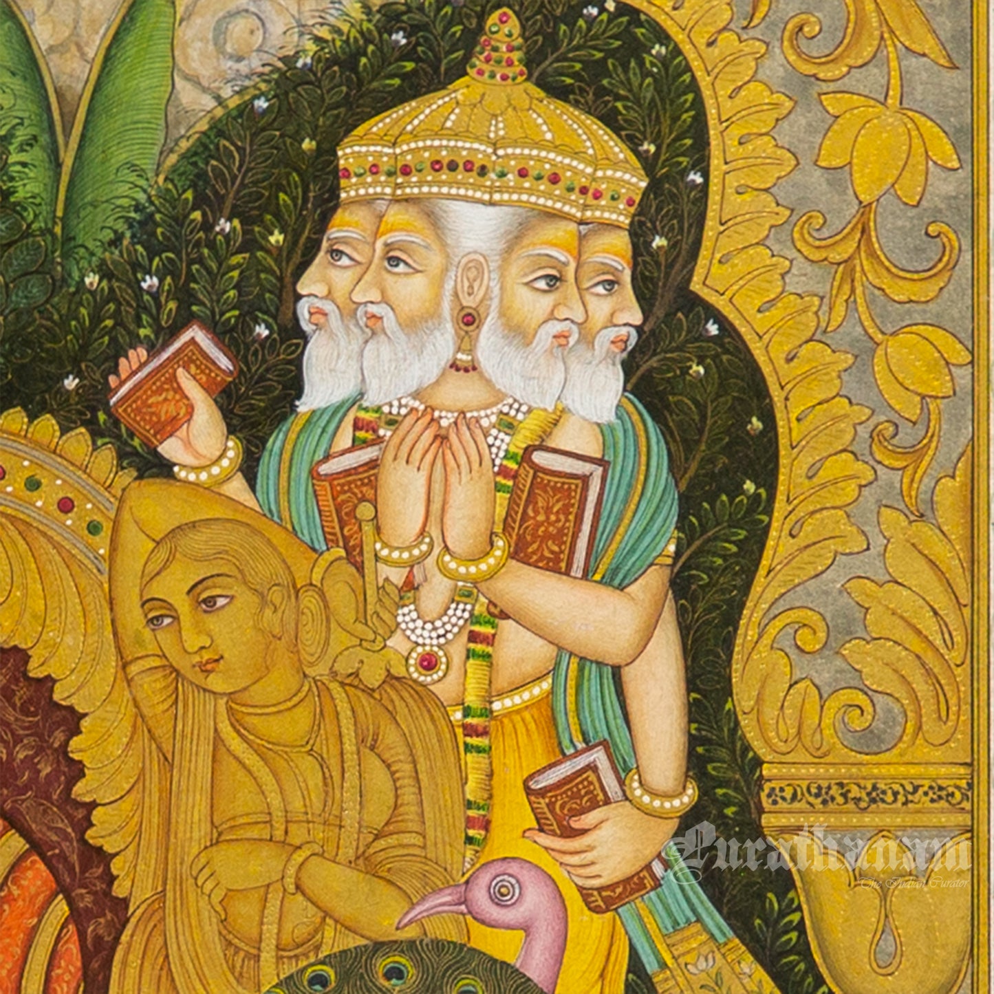 Cosmic Darbar – Miniature Painting