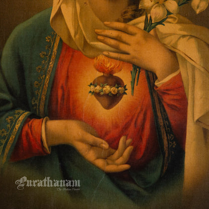 Sacred Heart of Mary  - Lithograph Print (German Print)