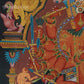 12-Armed Maha Rakta Ganapati - Tibetan thangka Art