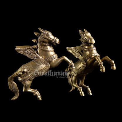 Flying Celestial Horses - Brass