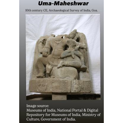 Uma Maheshvar Brass Sculpture