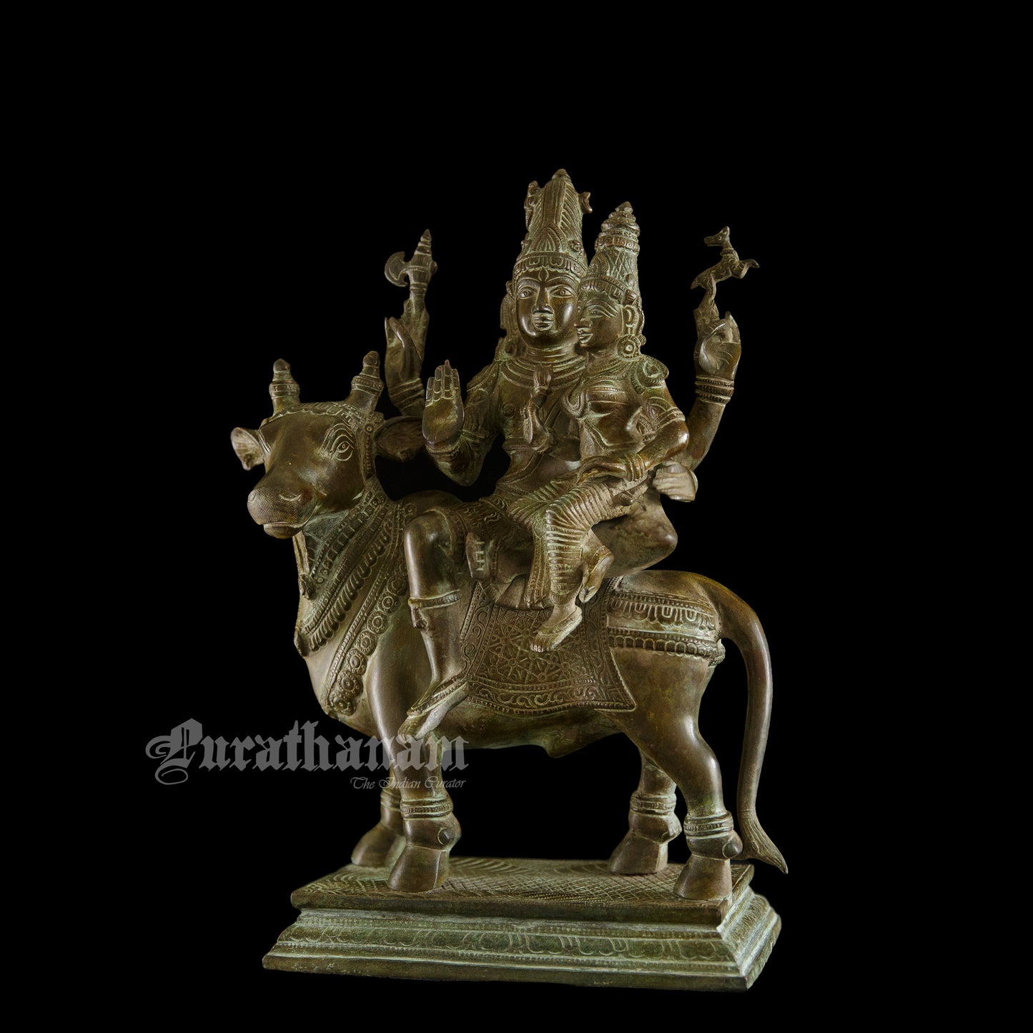 Uma Maheshvar Brass Sculpture
