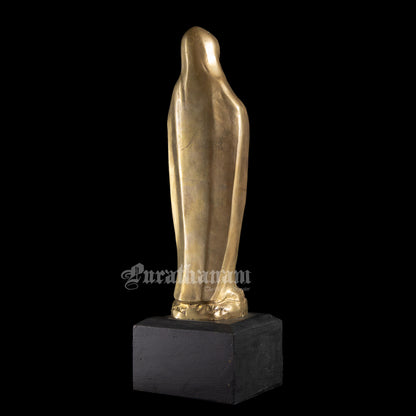 The Virgin Mary - Brass Sculpture