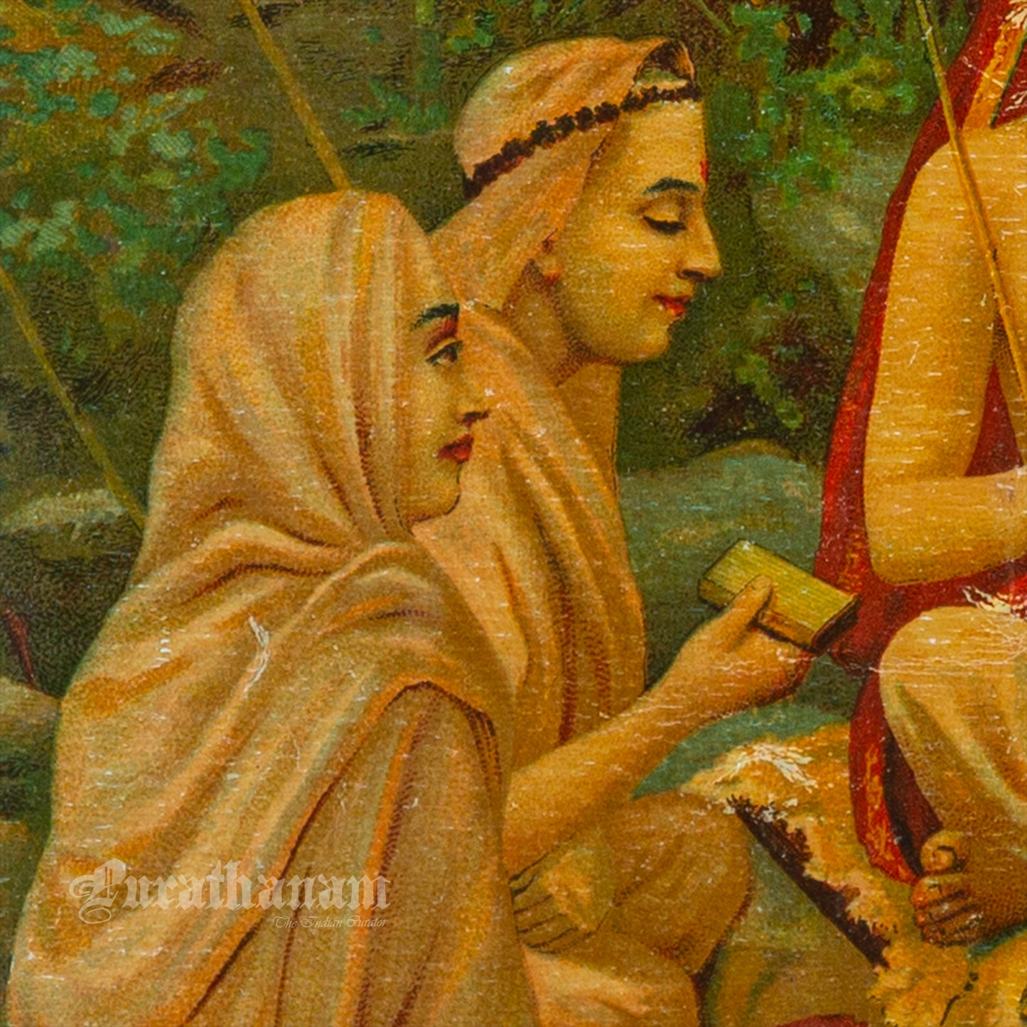 Shankarachariyar by Ravi Varma - Oleograph Print