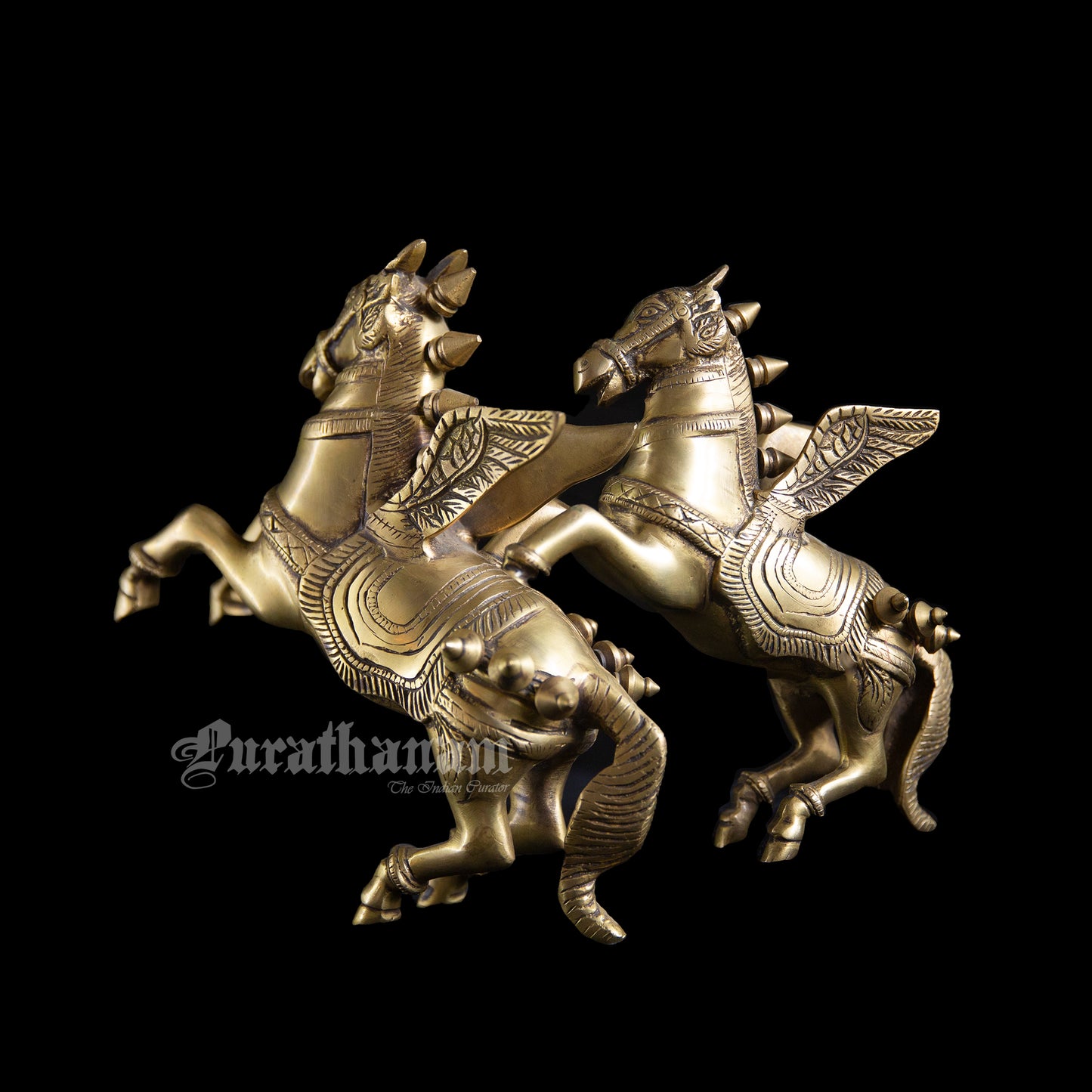 Flying Celestial Horses - Brass
