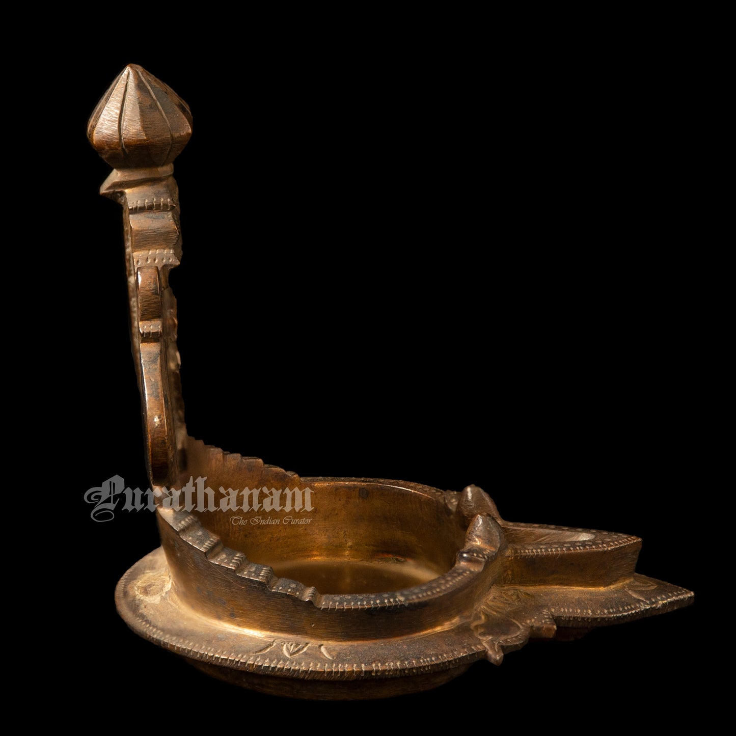 Vishnu Lakshmi Votive Oil Lamp - Brass