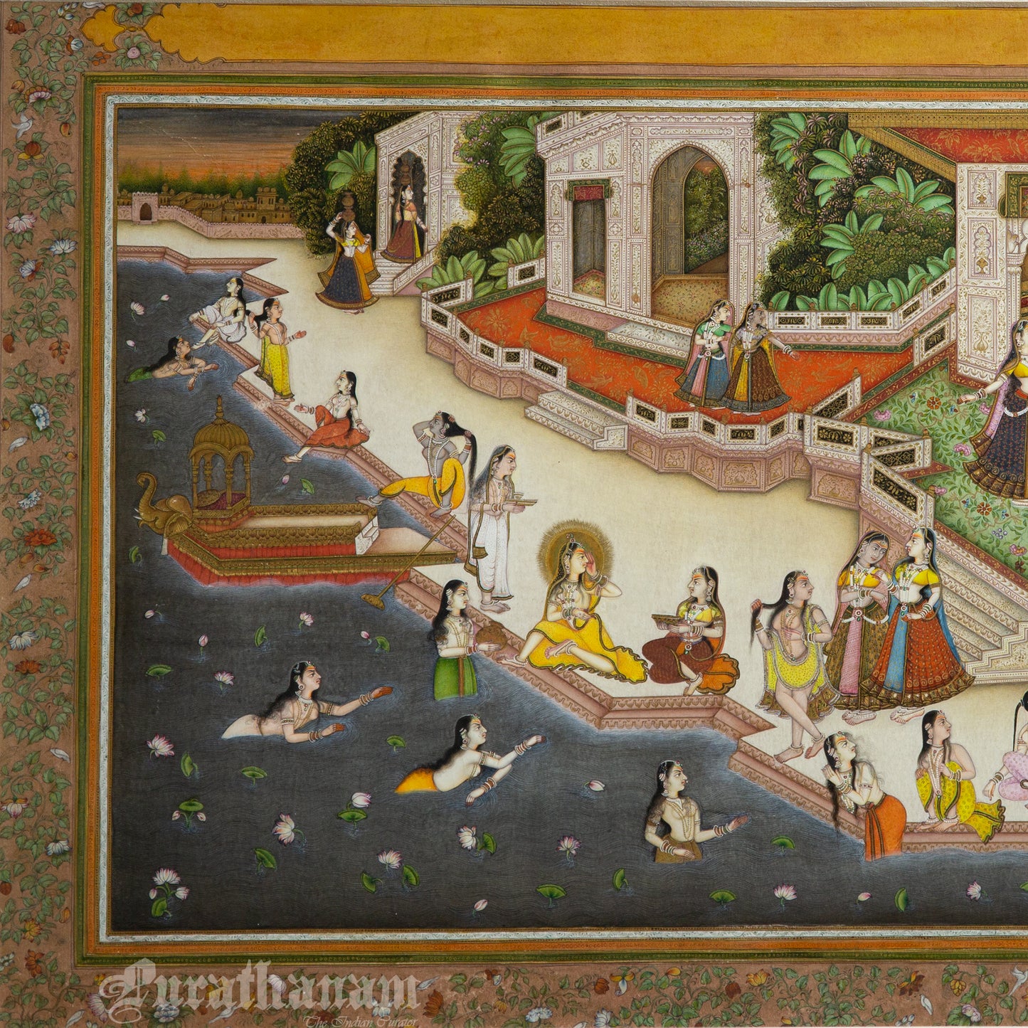 Krishna Leela – Miniature Painting