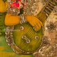 Saraswati  by Ravi Varma - Oleograph Print (Embellished)