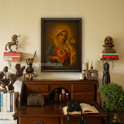 Sacred Heart of Mary  - Lithograph Print (German Print)