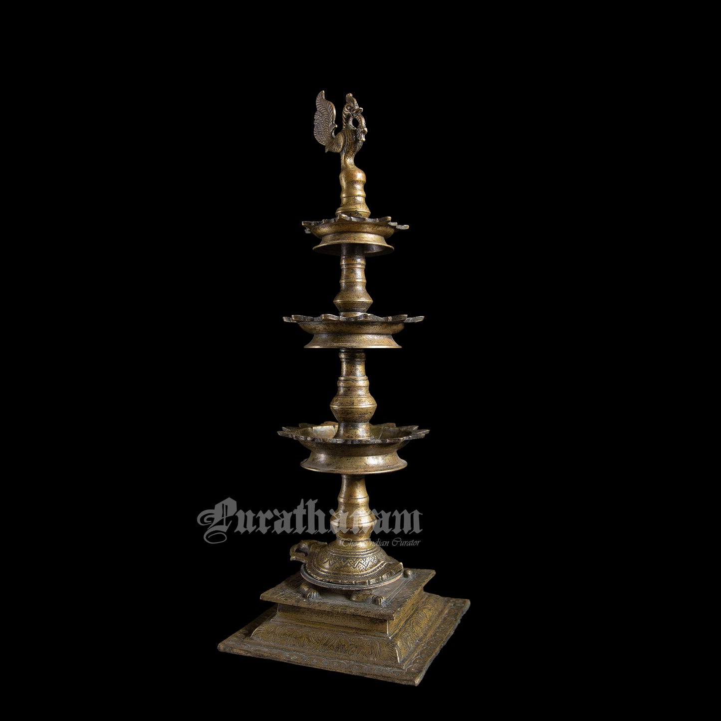 Annapakshi Kuthuvilakku - Brass ( Oil Lamp)