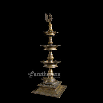 Annapakshi Kuthuvilakku - Brass ( Oil Lamp)