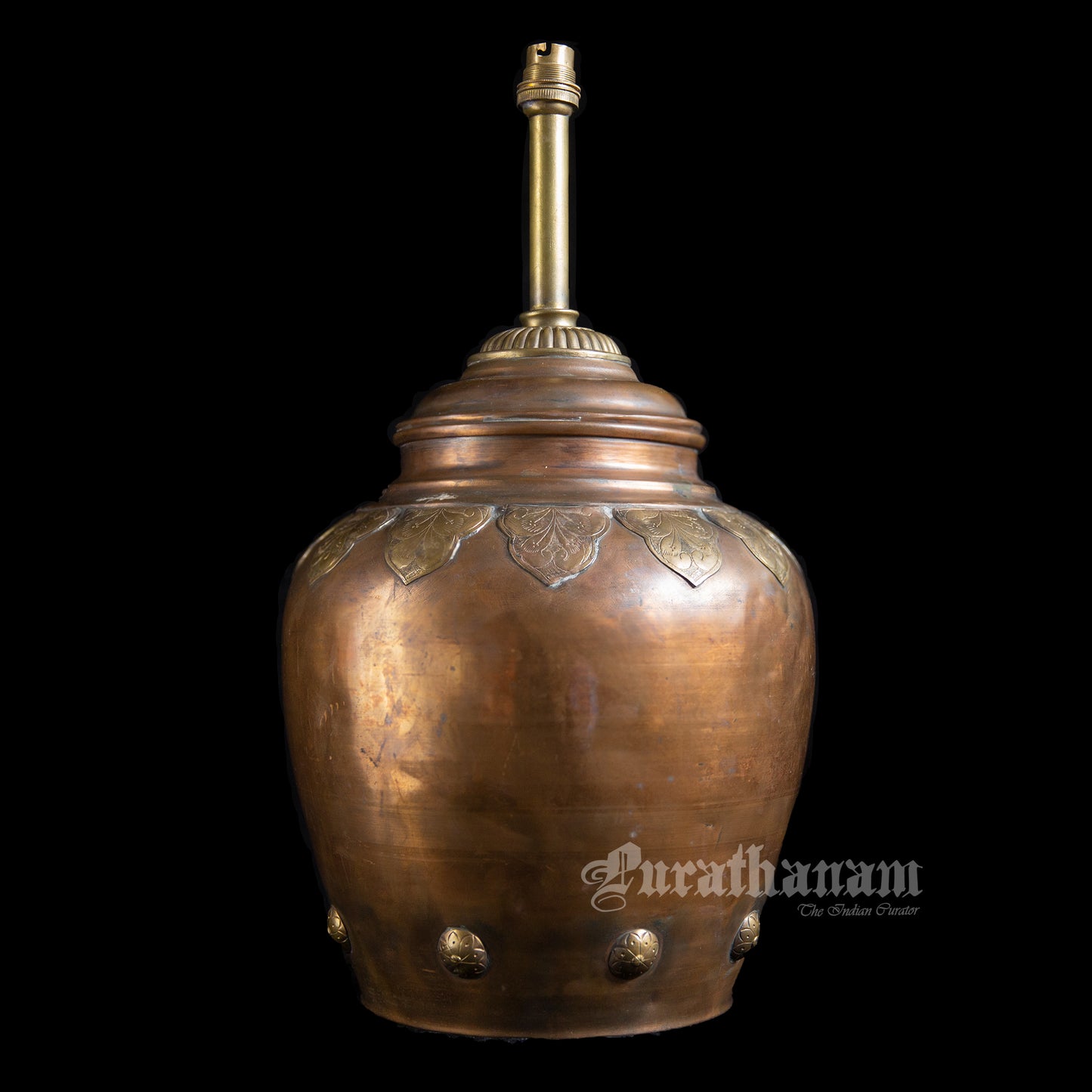 Heritage Copper Lamp (Brass Embellished)