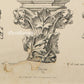 Medieval Architecture & Art-Auxerre - Plate 7 (Capital of Choirs) (Steel Engraving)