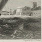 Entrance to Portsmouth Harbour  -Steel Engraving