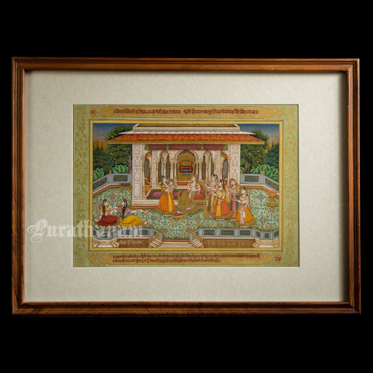 Royal Zenana Scene – Miniature Painting