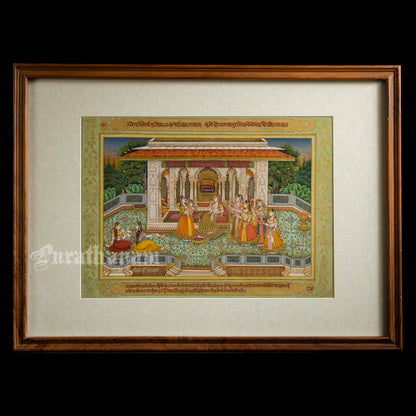 Royal Zenana Scene – Miniature Painting