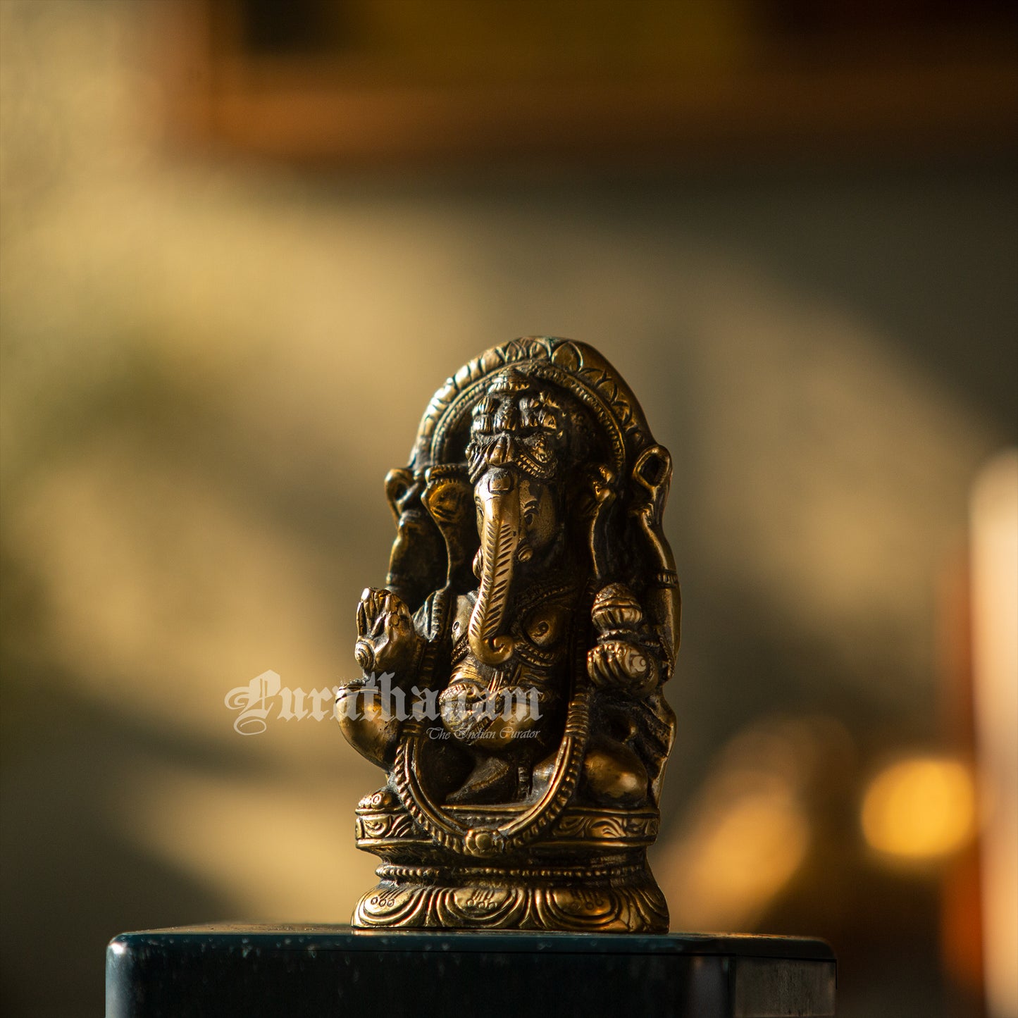 Ganapati Figurine   - Brass