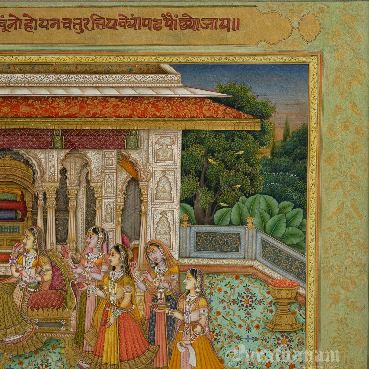 Royal Zenana Scene – Miniature Painting