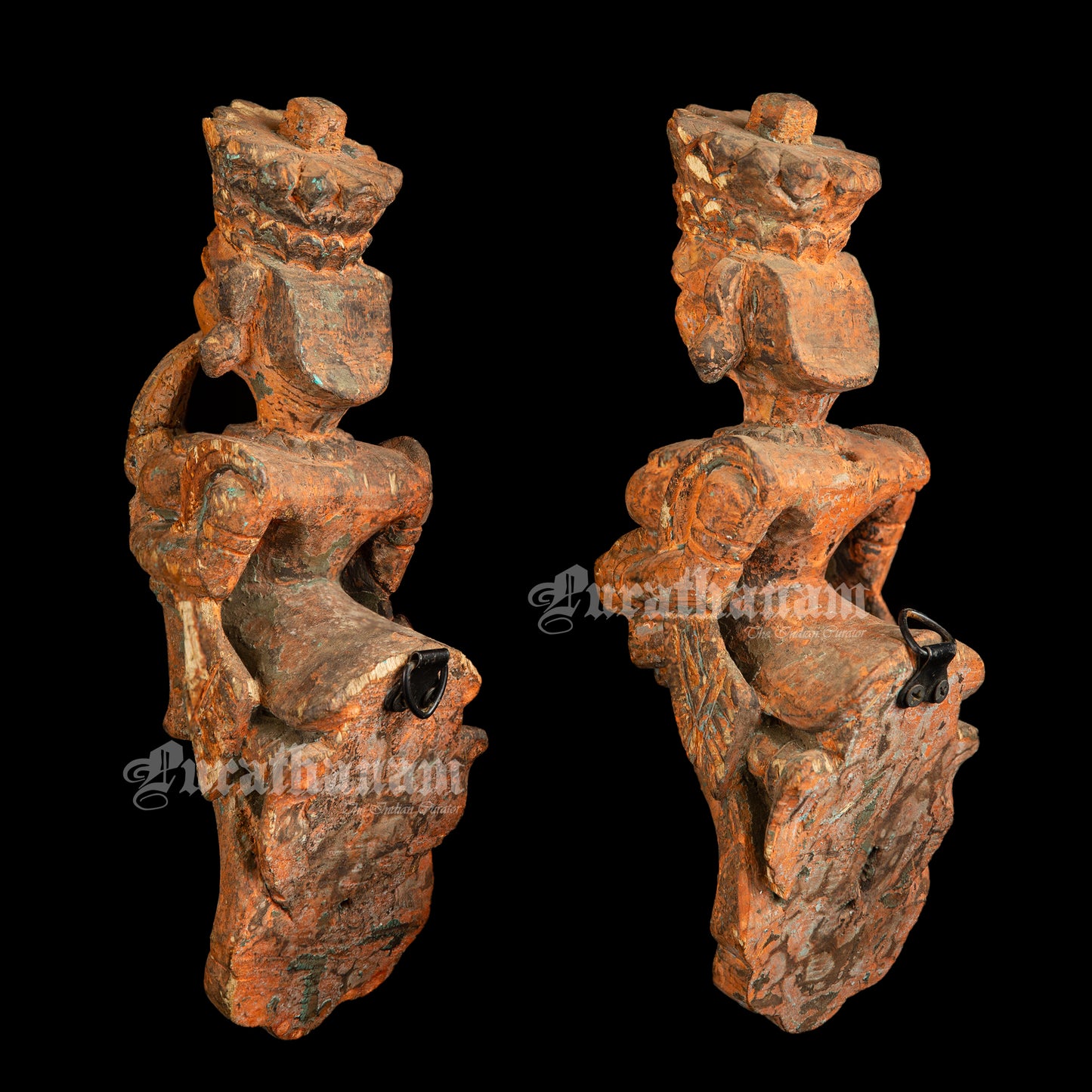 Celestial Musician Wooden brackets - Pair