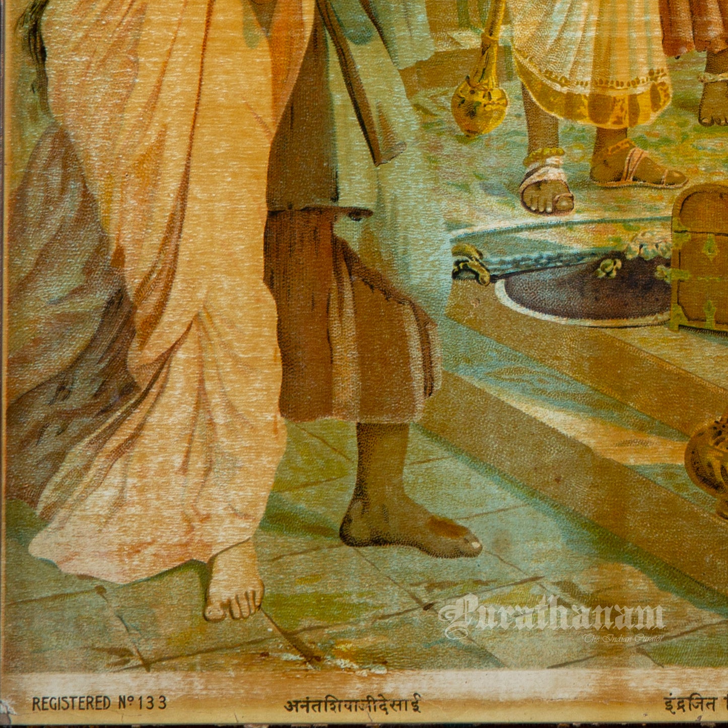 Indrajeet Vijay by Ravi Varma- Oleograph Print