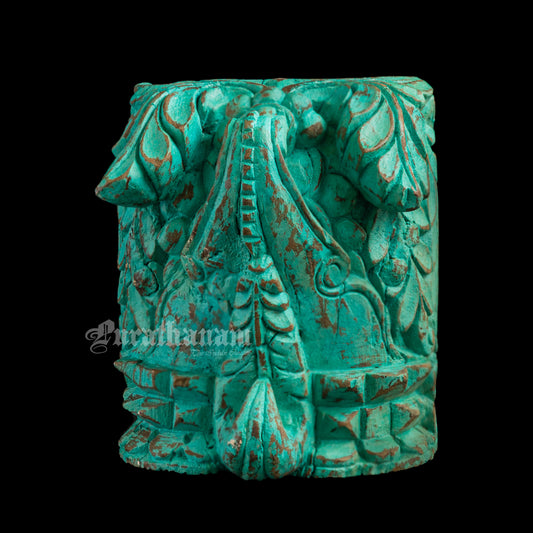 Teal color Wooden bracket