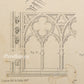 Medieval Architecture & Art-SEEZ - Plate 6  -Steel Engraving