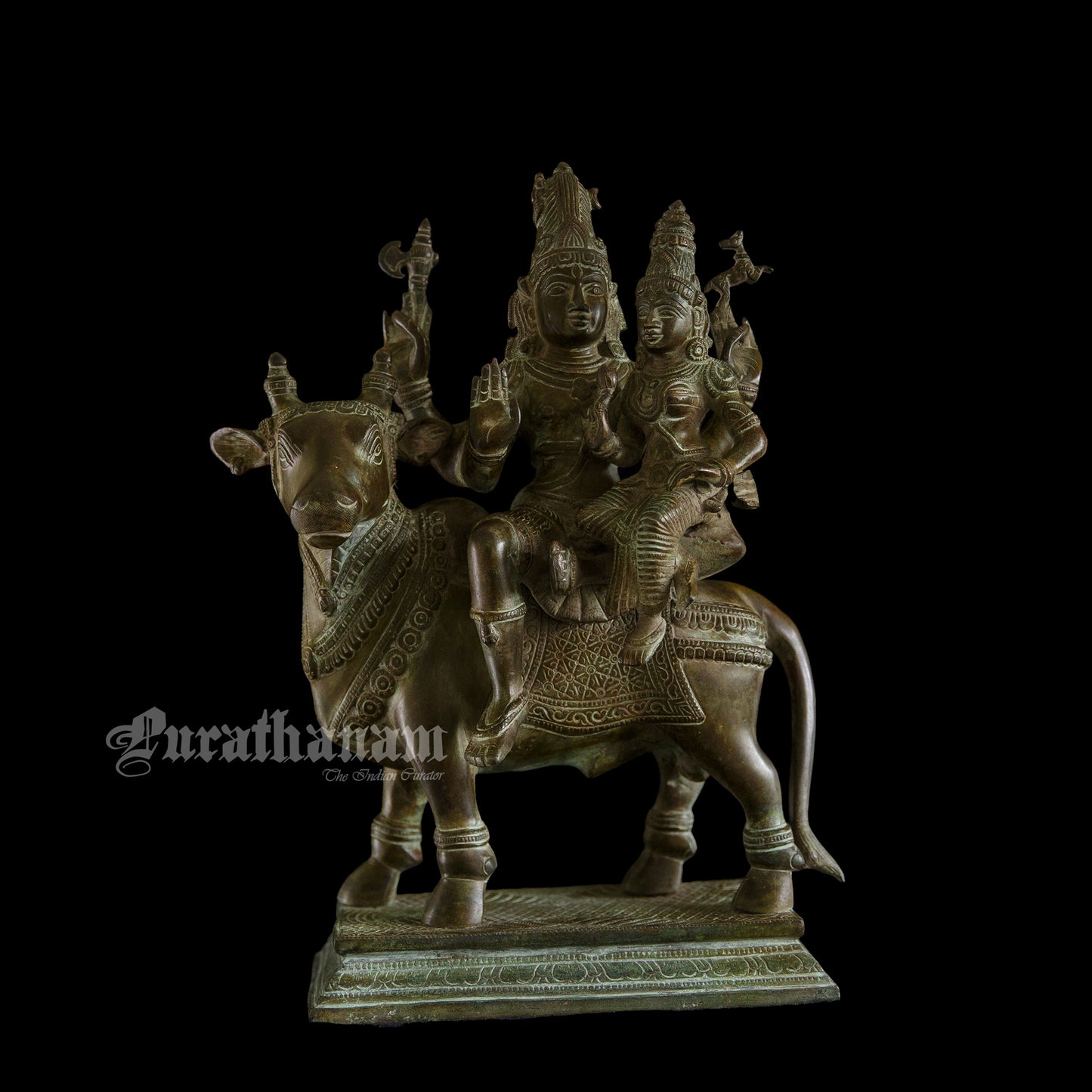 Uma Maheshvar Brass Sculpture