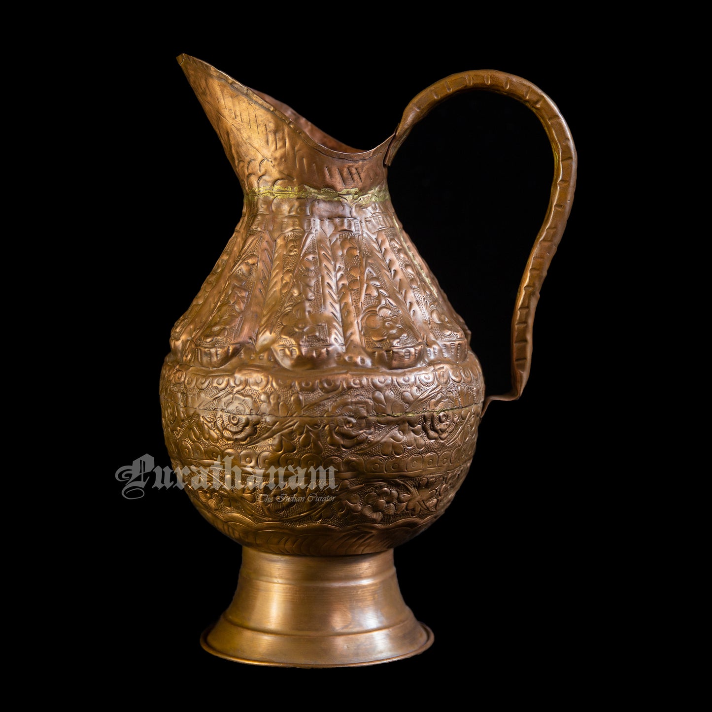 Kashmiri Copper Pitcher Jug