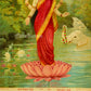 Lakshmi - Oleograph Print (Ravi Varma)