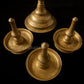 Three Branched oil Lamp/ Kavara Vilakku - Brass