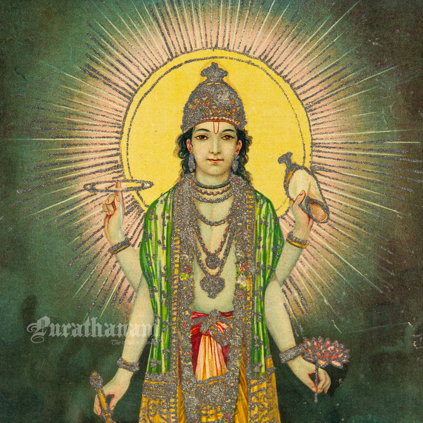 Shree Vasudeva  by M. V. Dhurandhar  (Oleograph Print)