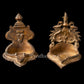 Vishnu Lakshmi Votive Oil Lamp - Brass