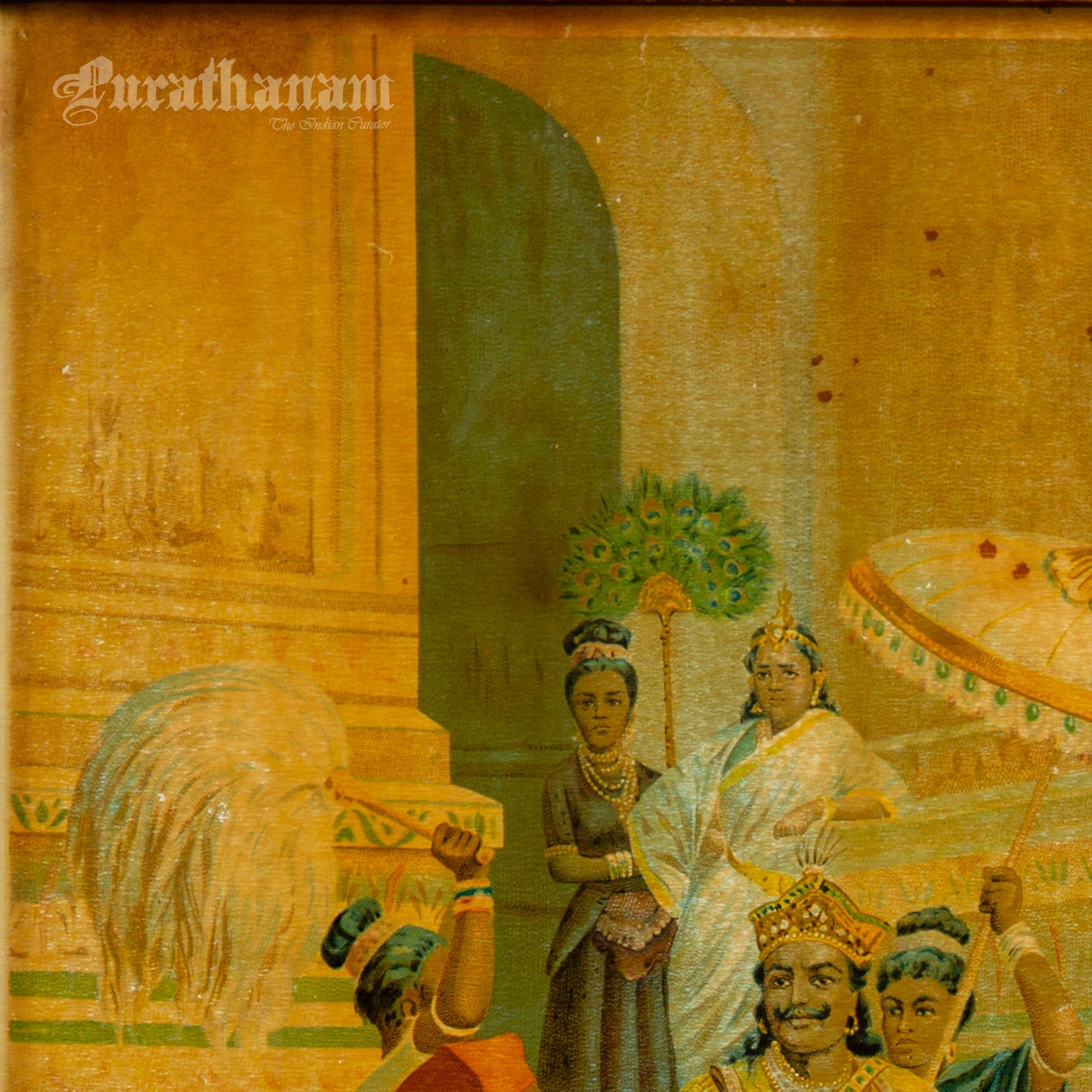 Indrajeet Vijay by Ravi Varma- Oleograph Print