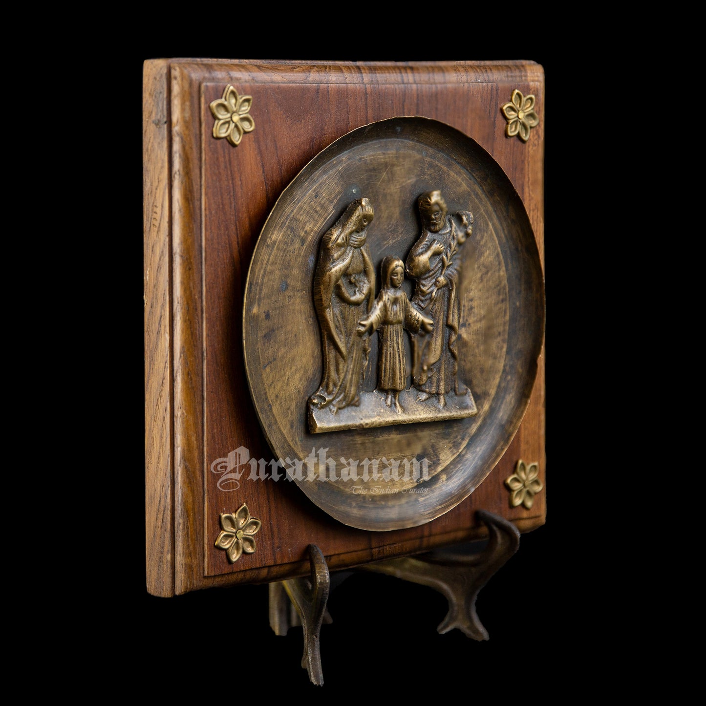 Holy Family - Plaque (Brass)