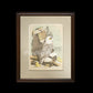 Bird - Snowy Owl Chromo lithograph print (Plate - X) by Theodore Jasper -  Bird Art / Avian Art