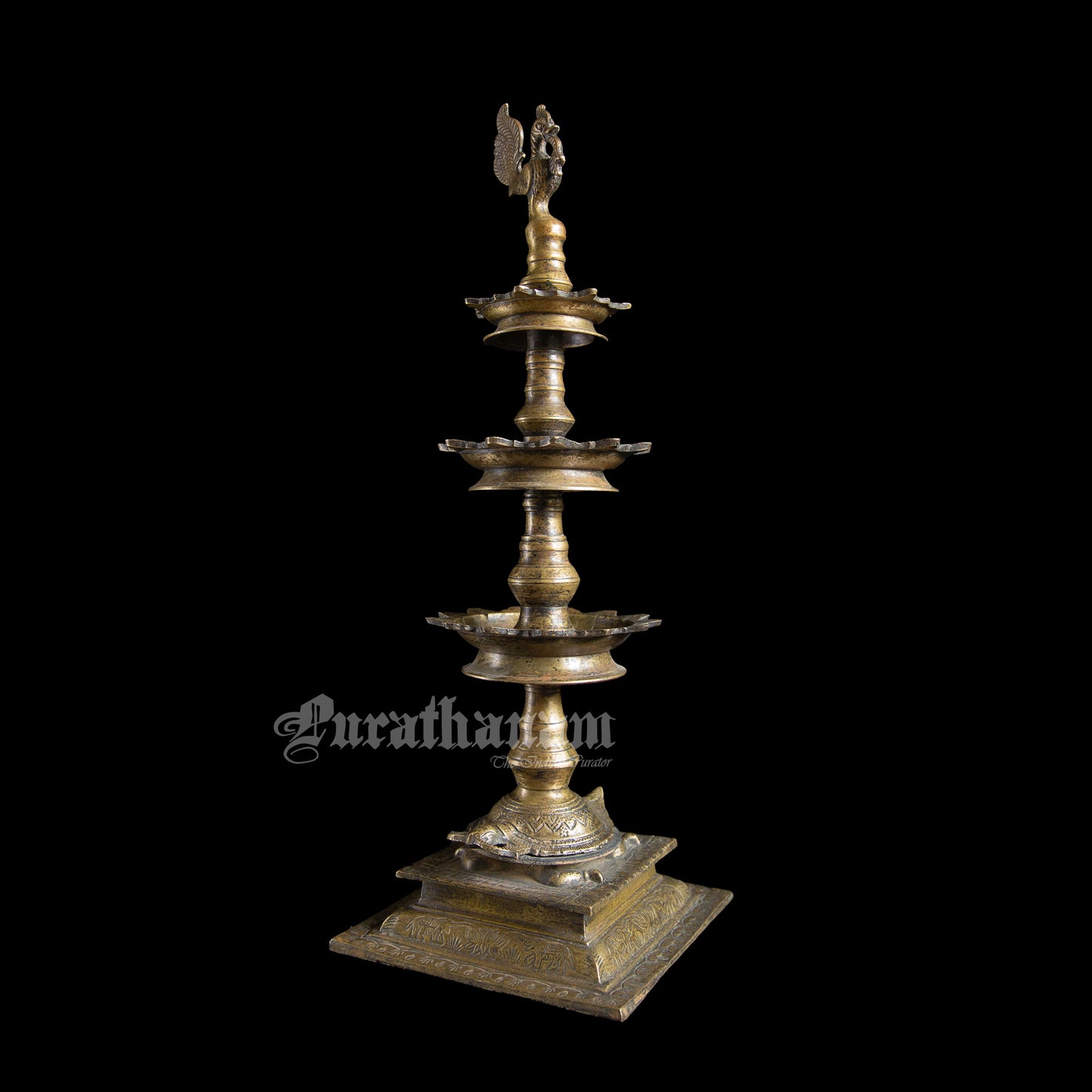Annapakshi Kuthuvilakku - Brass ( Oil Lamp)