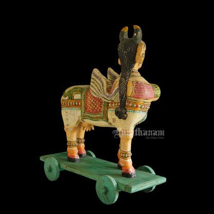 Kamadhenu - Wooden sculpture