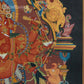 12-Armed Maha Rakta Ganapati - Tibetan thangka Art