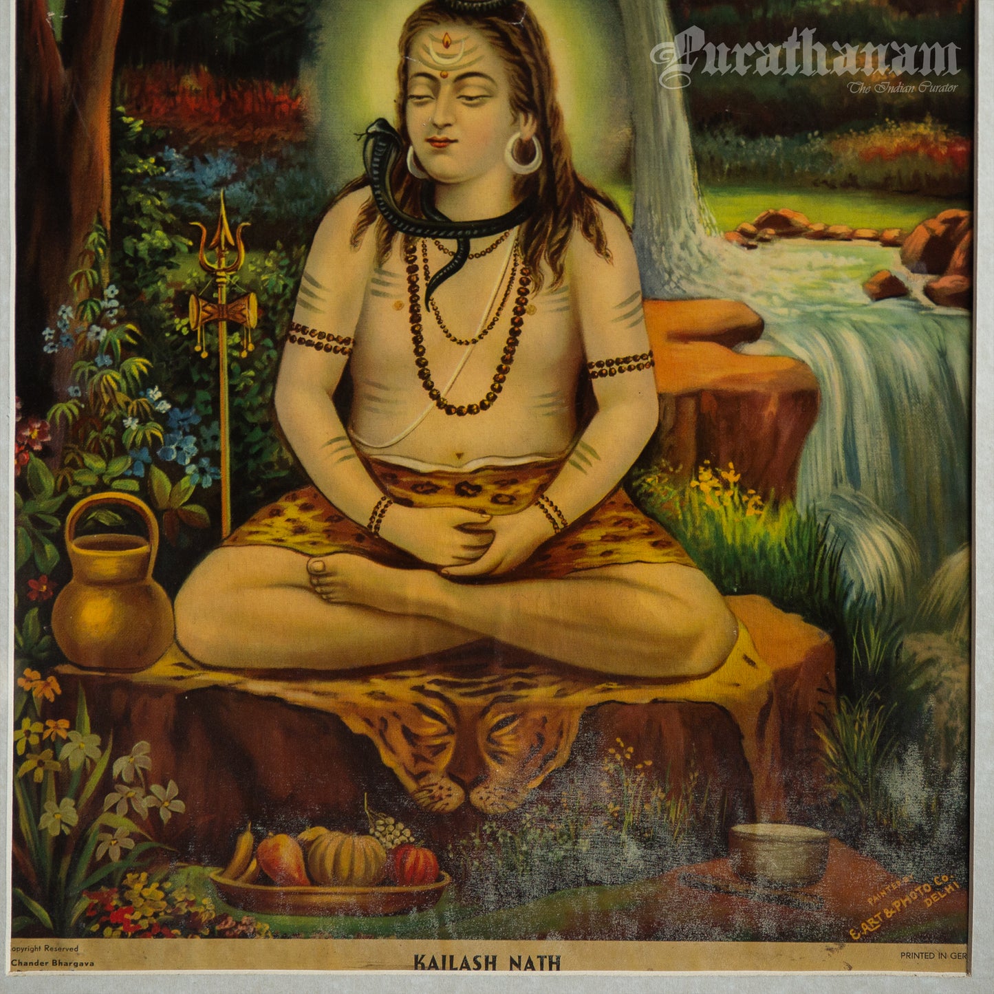 Kailash Nath - Oleograph Print