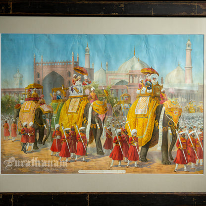 Delhi Durbar 1903 - Chromolithograph Print, London