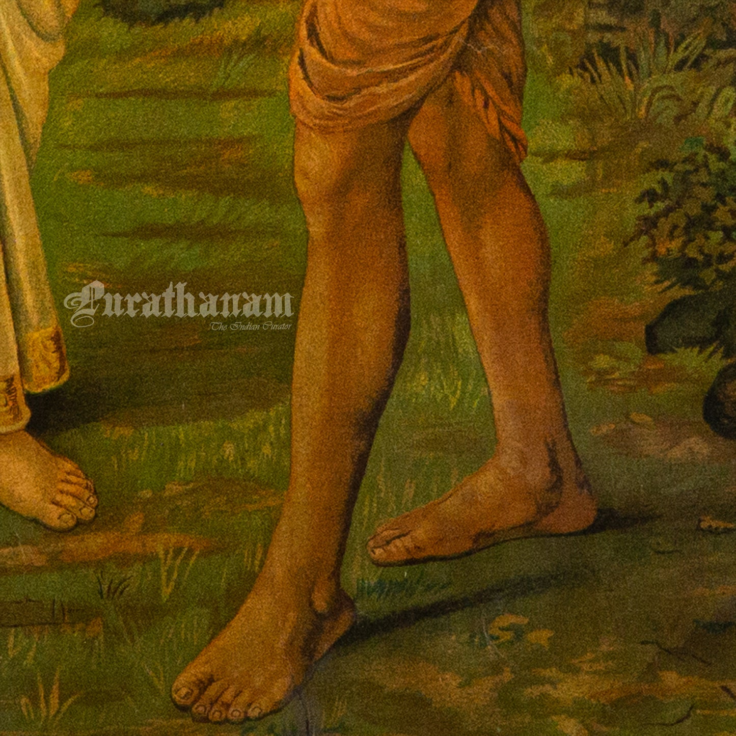 Shakuntala Janam  by Ravi Varma   (Oleograph Print)