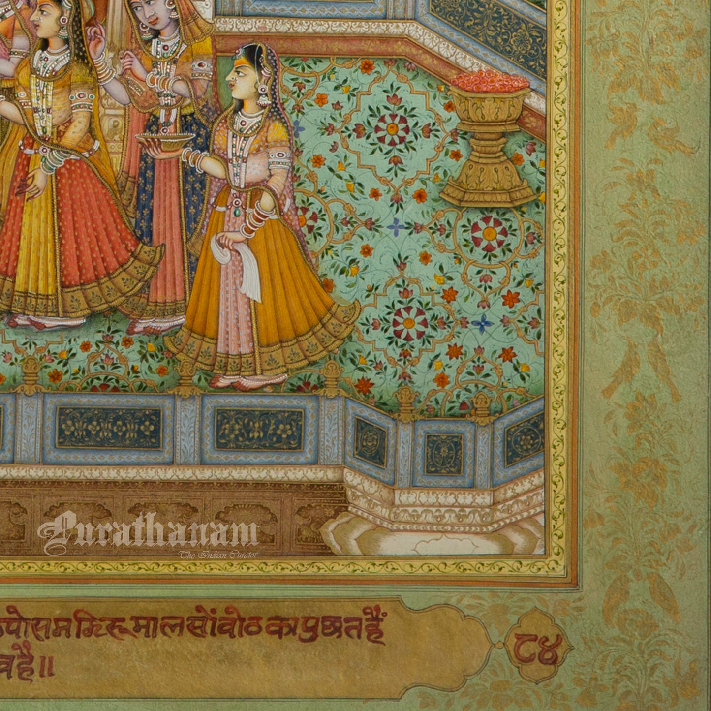 Royal Zenana Scene – Miniature Painting