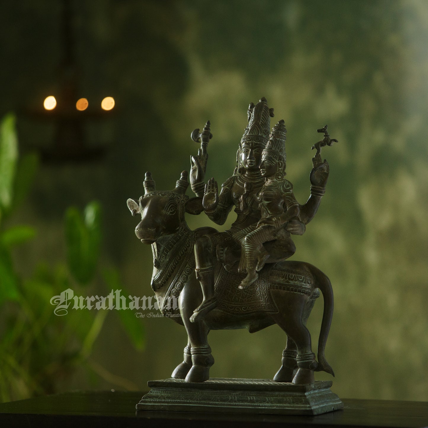 Uma Maheshvar Brass Sculpture