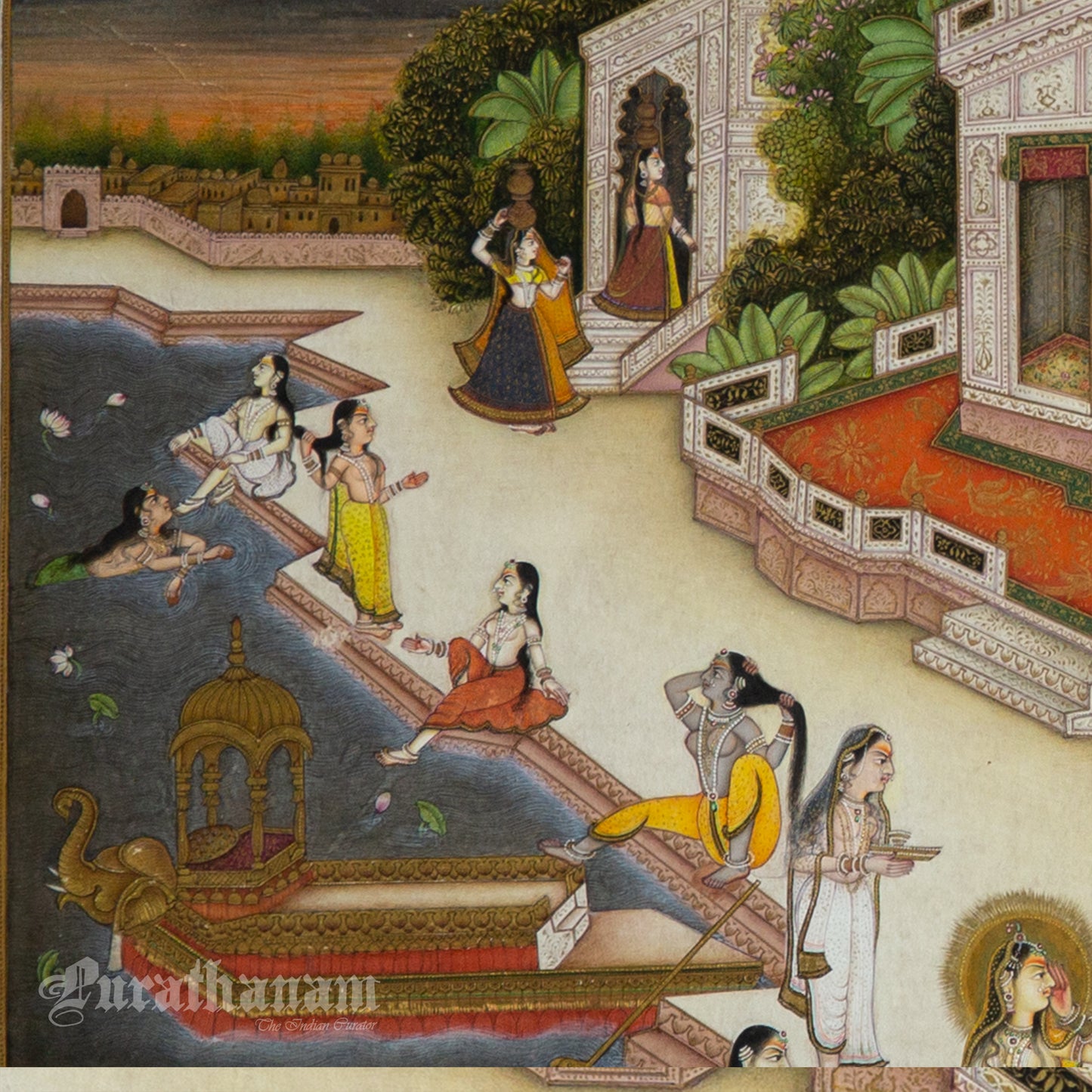 Krishna Leela – Miniature Painting