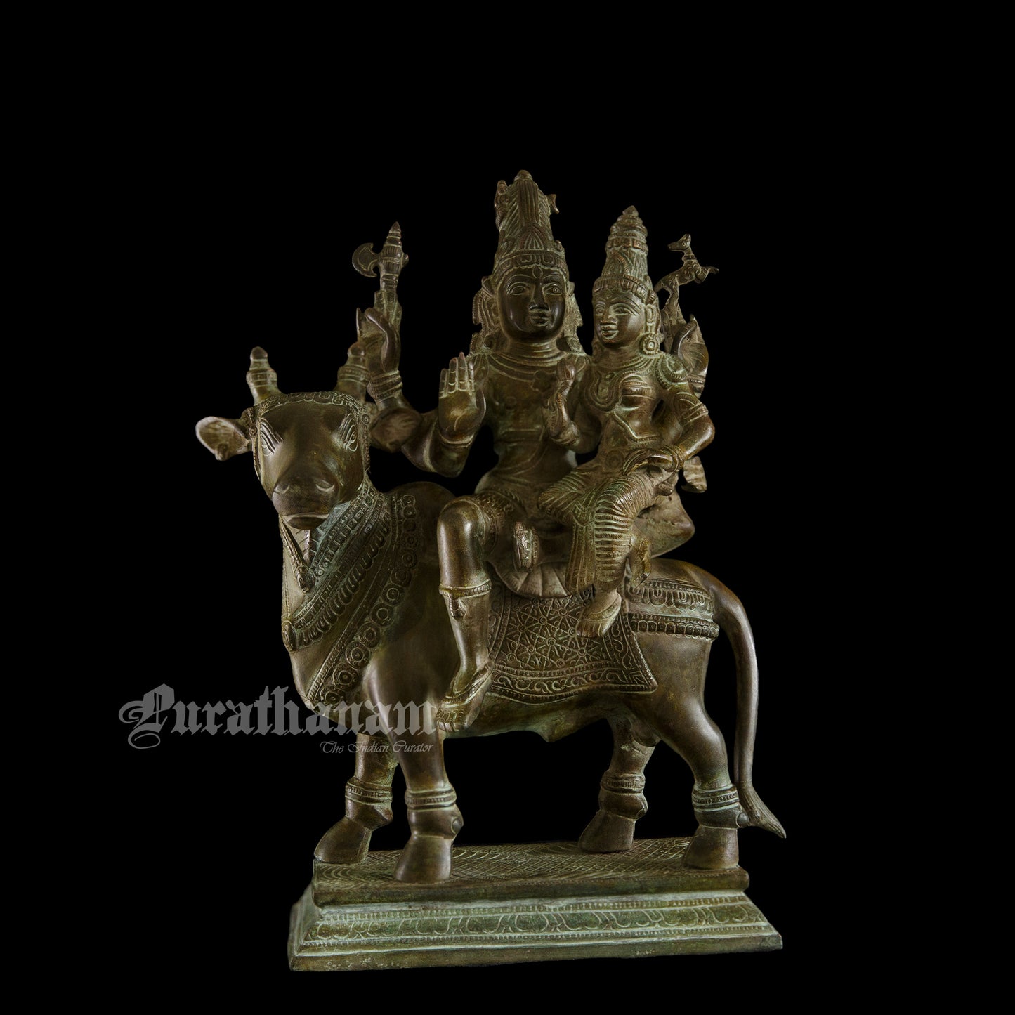 Uma Maheshvar Brass Sculpture