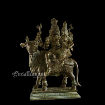 Uma Maheshvar Brass Sculpture