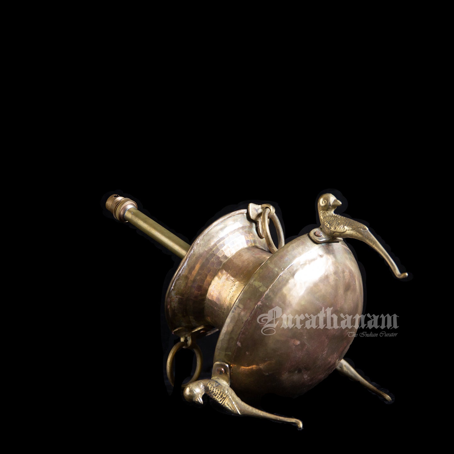 Heritage Brass Lamp (Copper Embellished)