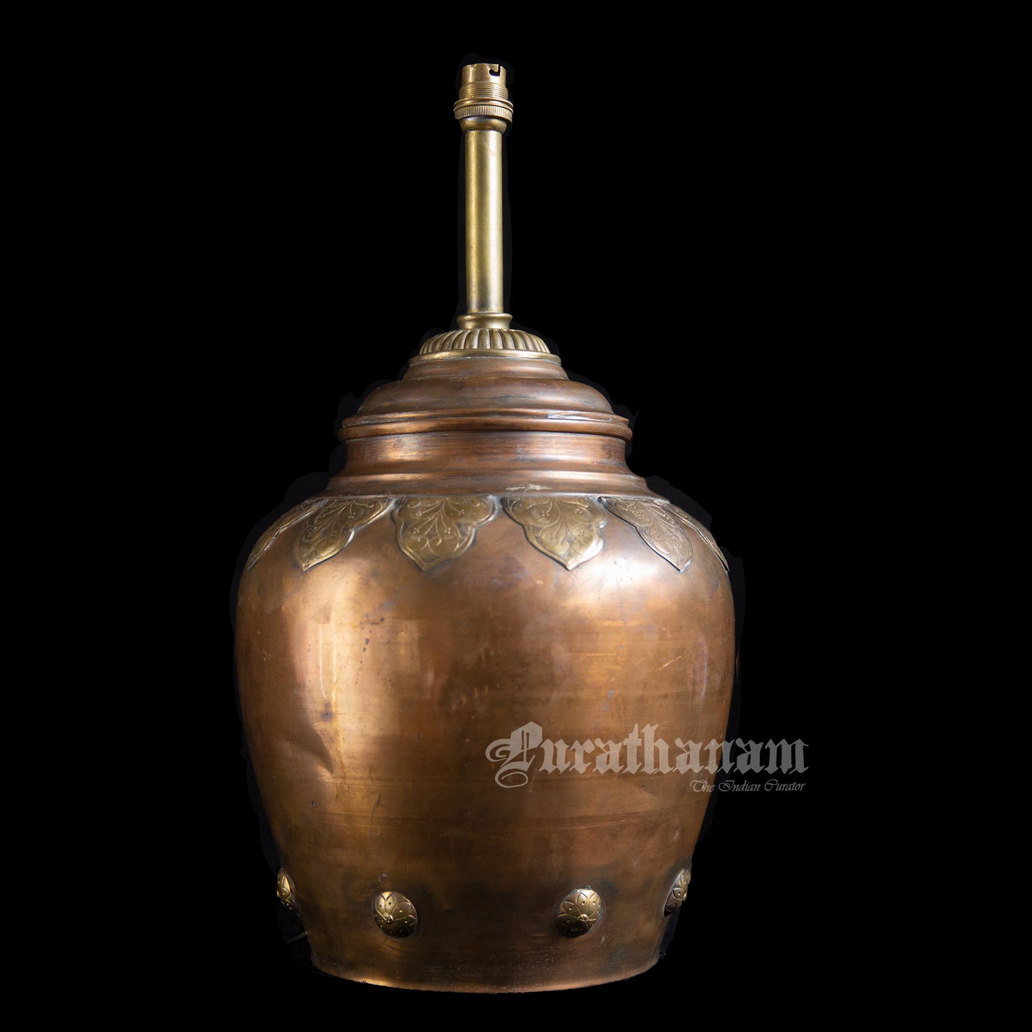 Heritage Copper Lamp (Brass Embellished)